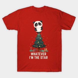 Cute Panda Whatever im the star T-Shirt